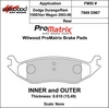 Pad Set, Promatrix, D967